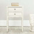 thumbnail image 1 of SAFAVIEH Lori Country Nautical End Table w/ 2 Storage Drawers, White, 1 of 5