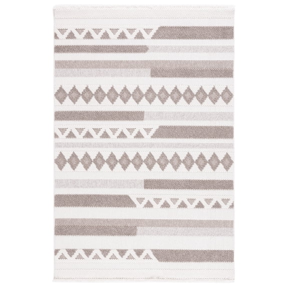 Safavieh Lotus Cantor Geometric Area Rug, Ivory/Beige, 5'3" x 7'6"