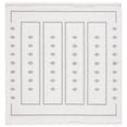 thumbnail image 1 of SAFAVIEH Lotus Eunice Geometric Area Rug, Ivory/Grey, 6'7" x 6'7" Square, 1 of 8