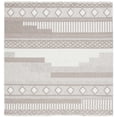 thumbnail image 1 of SAFAVIEH Lotus Joshua Geometric Area Rug, Ivory/Beige, 6'7" x 6'7" Square, 1 of 8