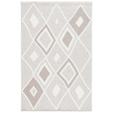 SAFAVIEH Lotus Karen Geometric Area Rug, Beige/Ivory, 8' x 10'
