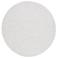 thumbnail image 1 of SAFAVIEH Lotus Leila Solid Area Rug, Light Grey/Ivory, 6'7" x 6'7" Round, 1 of 7