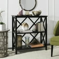 thumbnail image 1 of SAFAVIEH Lucas 2-Tier Low Etagere Distressed / Black, 1 of 4