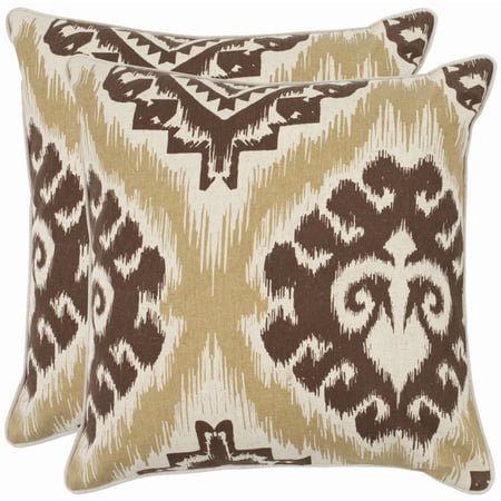 SAFAVIEH Lucy Pillow Set of 2 Almond