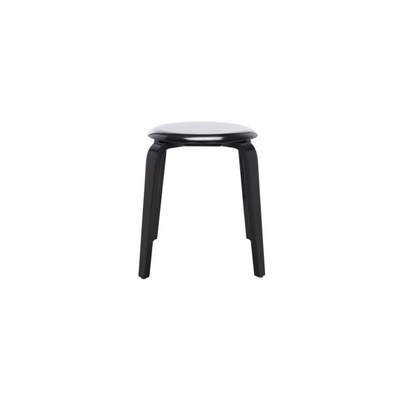 SAFAVIEH Luella Modern Style Stackable Stool, Black (21.7 in. W x 21.7 in. D x 18.3 in. H)