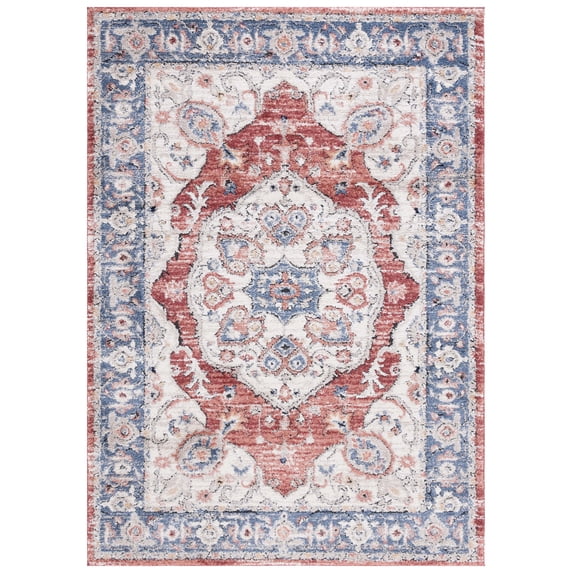 SAFAVIEH Luna Dania Oriental Area Rug, Beige/Blue Rust, 8' x 10'