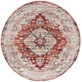 thumbnail image 1 of SAFAVIEH Luna Gisselle Medallion Area Rug, Beige/Rust Blue, 6'7" x 6'7" Round, 1 of 7