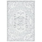 SAFAVIEH Luna Moriah Medallion Area Rug, Gray/Ivory, 8' x 10'