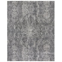 SAFAVIEH Lurex Gorden Abstract Area Rug, Black/Light Grey, 6'7" x 9'