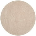 thumbnail image 1 of SAFAVIEH Luxe Paxton Solid Plush Polyester Shag Area Rug, Bone, 8' x 8' Round, 1 of 9