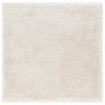 thumbnail image 1 of SAFAVIEH Luxe Paxton Solid Plush Polyester Shag Area Rug, Bone, 8' x 8' Square, 1 of 9
