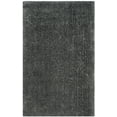 thumbnail image 1 of SAFAVIEH Luxe Paxton Solid Plush Polyester Shag Area Rug, Grey, 2' x 3', 1 of 8