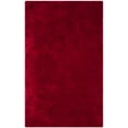 thumbnail image 1 of SAFAVIEH Luxe Paxton Solid Plush Polyester Shag Area Rug, Red, 2' x 3', 1 of 8