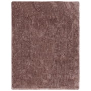 Safavieh Luxe Shag Hand Tufted Brown Solid Area Rug, 8' x 10'