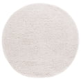 thumbnail image 1 of SAFAVIEH Luxe Shag Jameson Solid Area Rug, White, 6' x 6' Round, 1 of 7