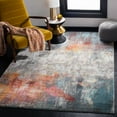 thumbnail image 1 of SAFAVIEH Luxor Jerri Abstract Distressed Area Rug, Ivory/Blue, 8' x 10', 1 of 5
