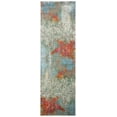 thumbnail image 1 of SAFAVIEH Luxor Jerri Abstract Distressed Runner Rug, Ivory/Blue, 2'2" x 7', 1 of 7
