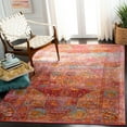 thumbnail image 1 of SAFAVIEH Luxor Metha Floral Bordered Area Rug, Fuchsia/Gold, 6'7" x 9'2", 1 of 9