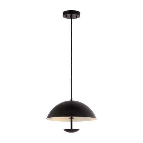 SAFAVIEH Lybrin 3-Light Black Metal Pendant Light with Black Metal Shade
