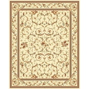SAFAVIEH Lyndhurst Beatrix Floral Bordered Area Rug, Ivory, 3'3" x 5'3"