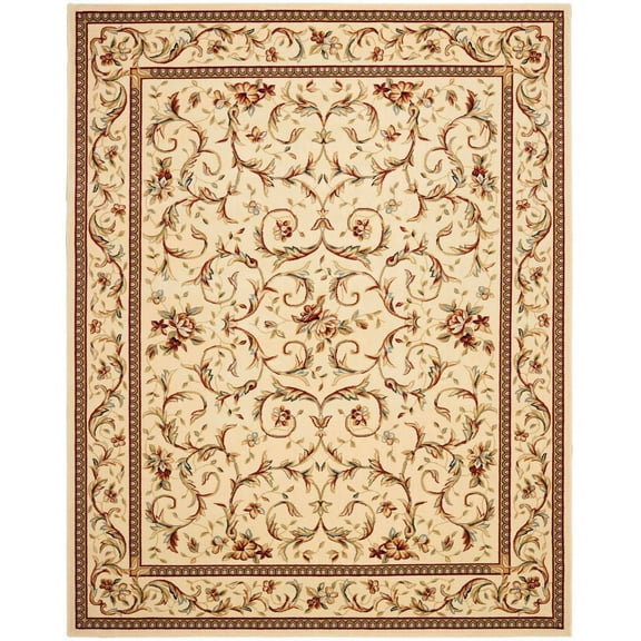 SAFAVIEH Lyndhurst Beatrix Floral Bordered Area Rug, Ivory, 8' x 11'