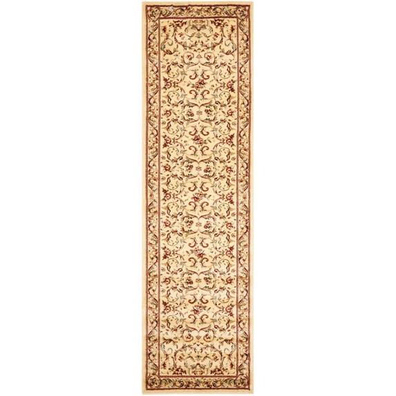 SAFAVIEH Lyndhurst Beatrix Floral Bordered Runner Rug, Ivory, 2'3" x 16'