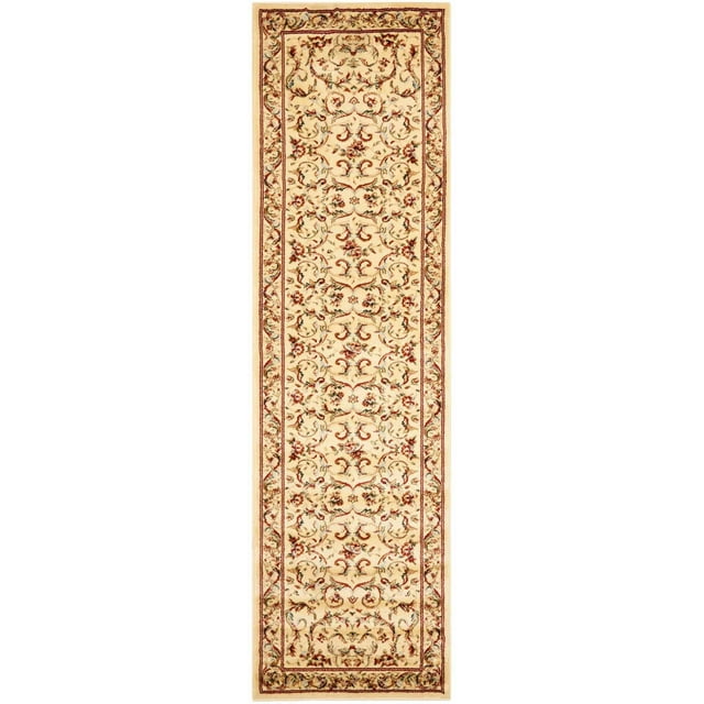 SAFAVIEH Lyndhurst Beatrix Floral Bordered Runner Rug, Ivory, 2'3" x 6'