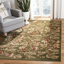 SAFAVIEH Lyndhurst Clara Floral Area Rug, Sage, 9' x 12'