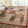thumbnail image 1 of SAFAVIEH Lyndhurst Edith Traditional Floral Area Rug, Multi/Ivory, 9' x 12', 1 of 8