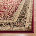 thumbnail image 1 of SAFAVIEH Lyndhurst Elizabeth Traditional Floral Area Rug, Red/Black, 6' x 9', 1 of 7