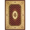 thumbnail image 1 of SAFAVIEH Lyndhurst Ella Traditional Bordered Area Rug, Red/Ivory, 8' x 11', 1 of 3