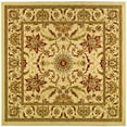 thumbnail image 1 of SAFAVIEH Lyndhurst Emma Traditional Floral Area Rug, Ivory, 8' x 8' Square, 1 of 6
