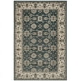 thumbnail image 1 of SAFAVIEH Lyndhurst Frances Traditional Bordered Area Rug, Teal/Cream, 5'3" x 7'6", 1 of 5