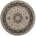 thumbnail image 1 of SAFAVIEH Lyndhurst Harper Traditional Bordered Area Rug, Cream/Anthracite, 7' x 7' Round, 1 of 5