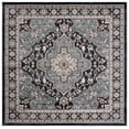 thumbnail image 1 of SAFAVIEH Lyndhurst Idella Floral Area Rug, Anthracite/Teal, 8' x 8' Square, 1 of 12