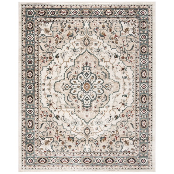 SAFAVIEH Lyndhurst Idella Floral Area Rug, Cream/Beige, 10' x 14'