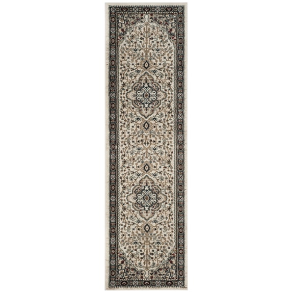 SAFAVIEH Lyndhurst Idella Floral Runner Rug, Cream/Beige, 2'3" x 16'