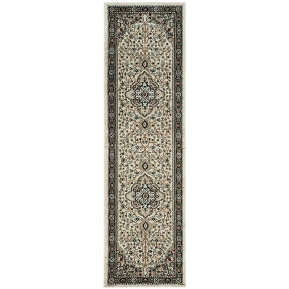 SAFAVIEH Lyndhurst Idella Floral Runner Rug, Cream/Beige, 2'3" x 12'