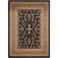 thumbnail image 1 of SAFAVIEH Lyndhurst Isadora Floral Area Rug, Black/Tan, 8' x 10', 1 of 8