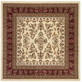 thumbnail image 1 of SAFAVIEH Lyndhurst Isadora Floral Area Rug, Ivory/Red, 5'3" x 5'3" Square, 1 of 6