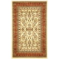 thumbnail image 1 of SAFAVIEH Lyndhurst Isadora Floral Area Rug, Ivory/Rust, 4' x 6', 1 of 8