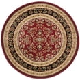 thumbnail image 1 of SAFAVIEH Lyndhurst Isadora Floral Area Rug, Red/Black, 6' x 6' Round, 1 of 8