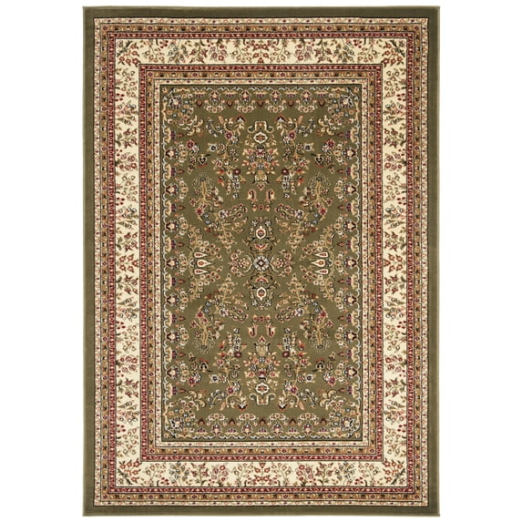 SAFAVIEH Lyndhurst Isadora Floral Area Rug, Sage/Ivory, 6' x 9'