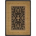 thumbnail image 1 of SAFAVIEH Lyndhurst Isadora Traditional Bordered Area Rug, Black/Tan, 8' x 8' Round, 1 of 8