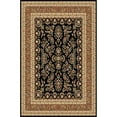 thumbnail image 1 of SAFAVIEH Lyndhurst Isadora Traditional Bordered Area Rug, Black/Tan, 8' x 8' Square, 1 of 8