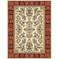 thumbnail image 1 of SAFAVIEH Lyndhurst Isadora Traditional Bordered Area Rug, Ivory/Red, 5'3" x 7'6", 1 of 3