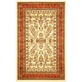 thumbnail image 1 of SAFAVIEH Lyndhurst Isadora Traditional Bordered Area Rug, Ivory/Rust, 3'3" x 5'3", 1 of 3