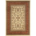 thumbnail image 1 of SAFAVIEH Lyndhurst Isadora Traditional Bordered Area Rug, Ivory/Rust, 5'3" x 7'6", 1 of 7