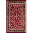 thumbnail image 1 of SAFAVIEH Lyndhurst Isadora Traditional Bordered Area Rug, Red/Black, 4' x 6', 1 of 5