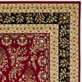 thumbnail image 1 of SAFAVIEH Lyndhurst Isadora Traditional Bordered Area Rug, Red/Black, 6' x 6' Square, 1 of 5